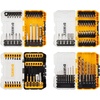 DEWALT Drill Bit Set, 21 Pc. Titanium Nitride Coated Pilot Point DEWALT Bit Set with Case for Wood, Metal and Plastic (DW1361)(One Size)