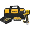 DEWALT Drill Set 20V MAX XR, 1/2 in. Brushless Cordless Drill Driver Kit With 5AH POWERSTACK Battery and Charger, LED Light, Dual Speed (DCD801H1)