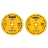 DEWALT Miter Saw Blade Combo Pack, 12” Blades, 40 Tooth & 60 Tooth, Fine Finish, Ultra Sharp Carbide (DWA112CMB)(Saw Blade Combo Pack  12 In.  40/60T)