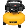 DEWALT Pancake Air Compressor, 6 Gallon, 165 PSI (DWFP55126) | Oil-Free Maintenance-Free Pump, Wood Working, Roofing, Home, Jobsite, 165 Max PSI, 2.6 SCFM @ 90 PSI(Compressor)