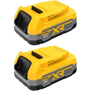 DEWALT 20V MAX POWERSTACK Lithium Ion Battery 2 Pack (DCBP034-2)