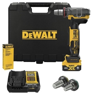 DEWALT 20V MAX XR PEX Expander Tool, 3/8″ to 1-1/2″ Expansion, Bare Tool Only (DCE410B)(Kit with Battery)