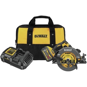DEWALT FLEXVOLT 60V MAX* Circular Saw with Brake Kit, 7-1/4-Inch (DCS578X1)