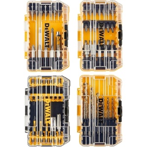 DEWALT Screwdriver Bit Set, 100 Pc Impact Driver Bit Set with Drill Bits, Magnetic Holder and Nut Drivers, FlexTorq Impact Ready, ToughCase Included (DWA2FTS100)(One Size (Pack of 5))