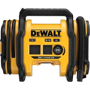 DEWALT Tire Inflator Portable Air Compressor 20V MAX, Car Air Pump with Automatic Shut Off, LED Light, Tool Only (DCC020IB)(Inflator Tool Only)