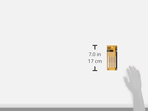 image:imageDEWALT DW37705 Jigsaw Blades Thick Metal Cutting TShank 3Inch 14TPI 5Pack DW37705One Size