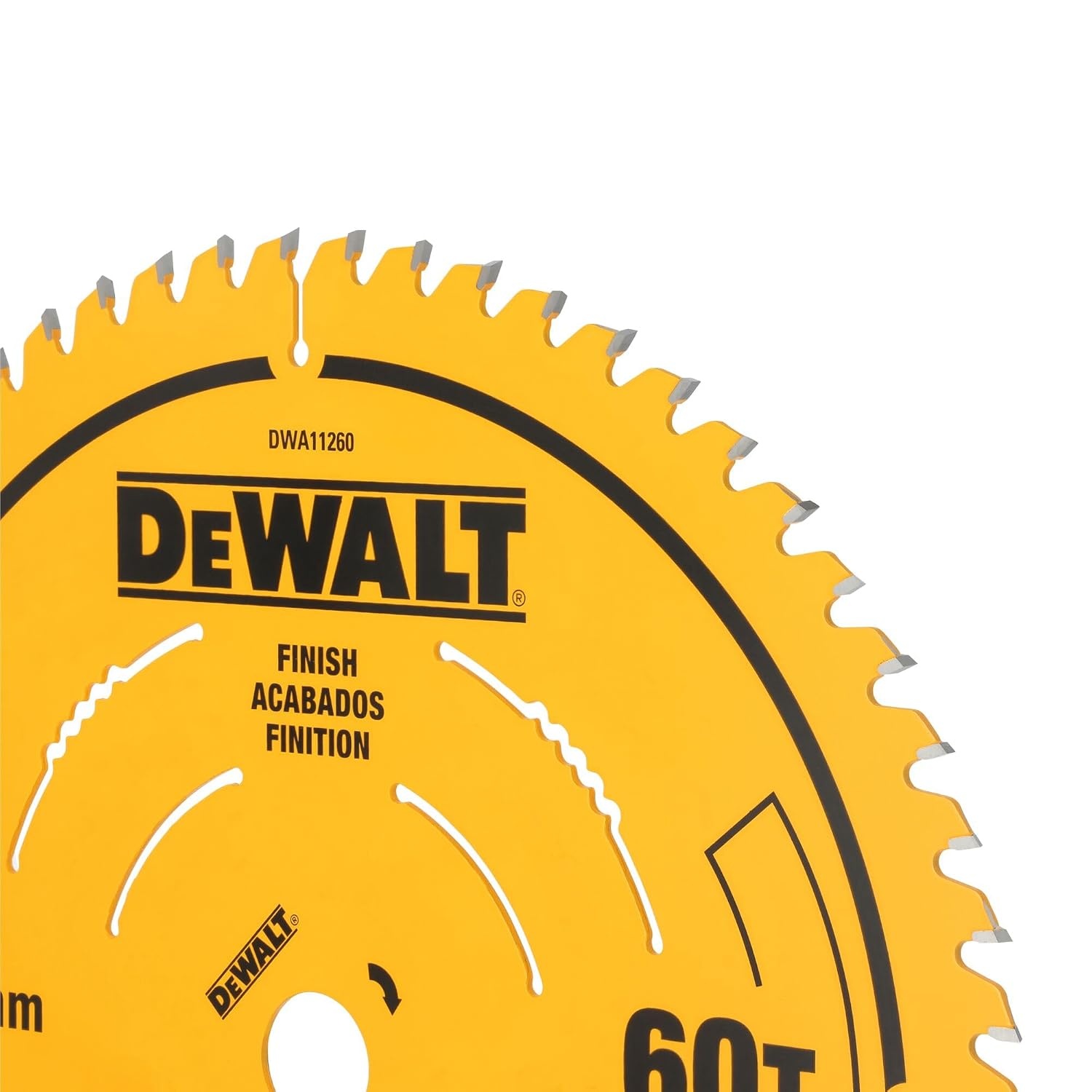 image:imageDEWALT 12 in 60T Finish Saw Blade DWA11260One Size