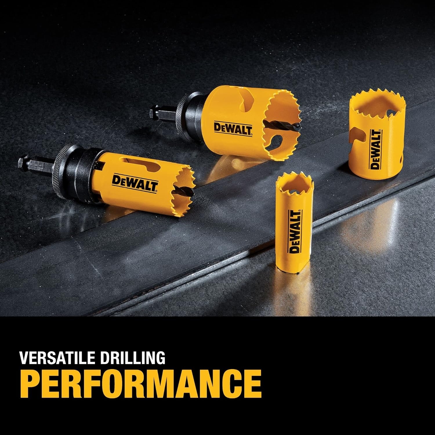 image:imageDEWALT BiMetal Hole Saw Kit for Wood Metal and Plastic D180001
