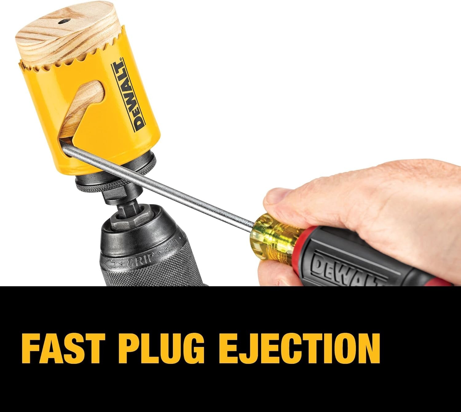 image:imageDEWALT BiMetal Hole Saw Kit for Wood Metal and Plastic D180001
