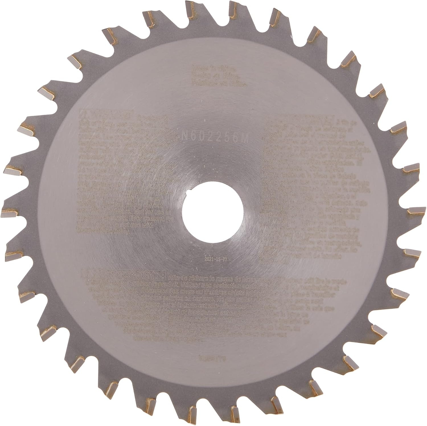 image:imageDEWALT Circular Saw Blade 5 12 Inch 30 Tooth Metal Cutting DWA7770