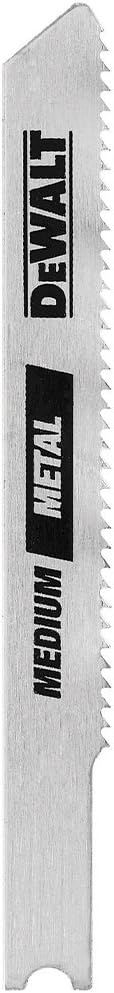 image:imageDEWALT DW3755H 4Inch 8 TPI AluminumFiberglass Cut HCS TShank Jig Saw Blade 5PackSteel