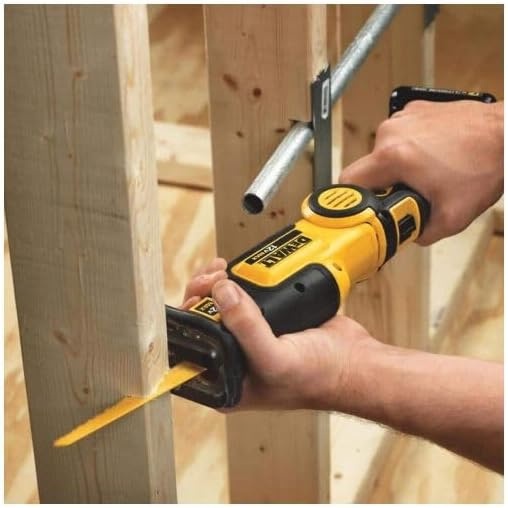image:imageDEWALT DW48022 6Inch 6 TPI Taper Back BiMetal Reciprocating Saw Blade 2Pack Yellow6 inch