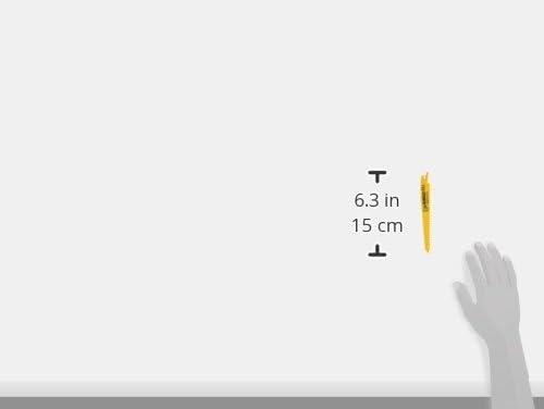 image:imageDEWALT DW48022 6Inch 6 TPI Taper Back BiMetal Reciprocating Saw Blade 2Pack Yellow6 inch