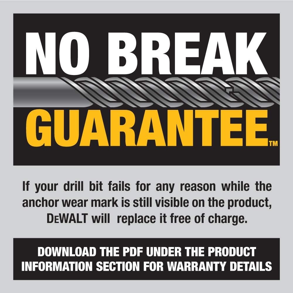 image:imageDEWALT DW5406 316Inch by 10Inch by 12Inch Rock Carbide SDS Plus Hammer Bit316 x 2 x 4