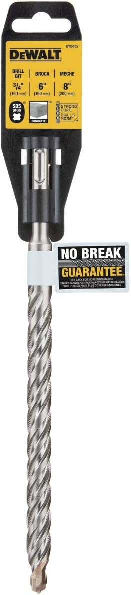 image:imageDEWALT DW5457 34Inch by 22Inch by 24Inch Rock Carbide SDS Plus Hammer BitOne Size
