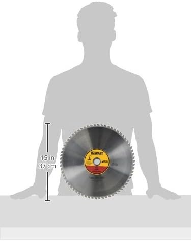 image:imageDEWALT DWA7737 60 Teeth Heavy Gauge Ferrous Metal Cutting 1Inch Arbor 12Inch66Tooth