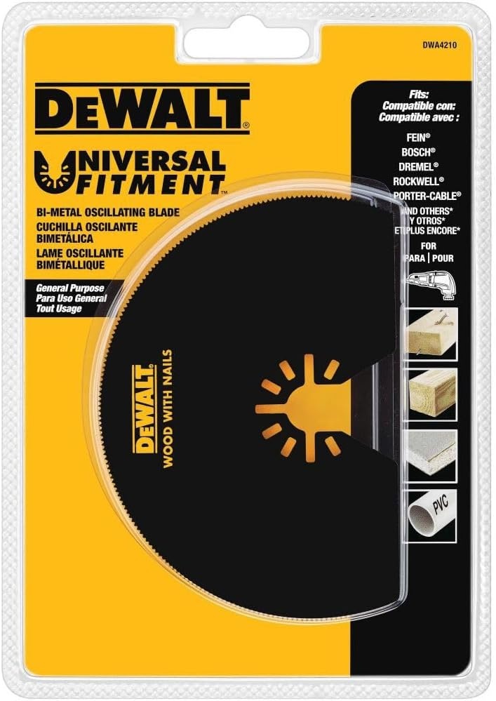 image:imageDEWALT Dwa4210 Oscillating Semicircle Blade Black