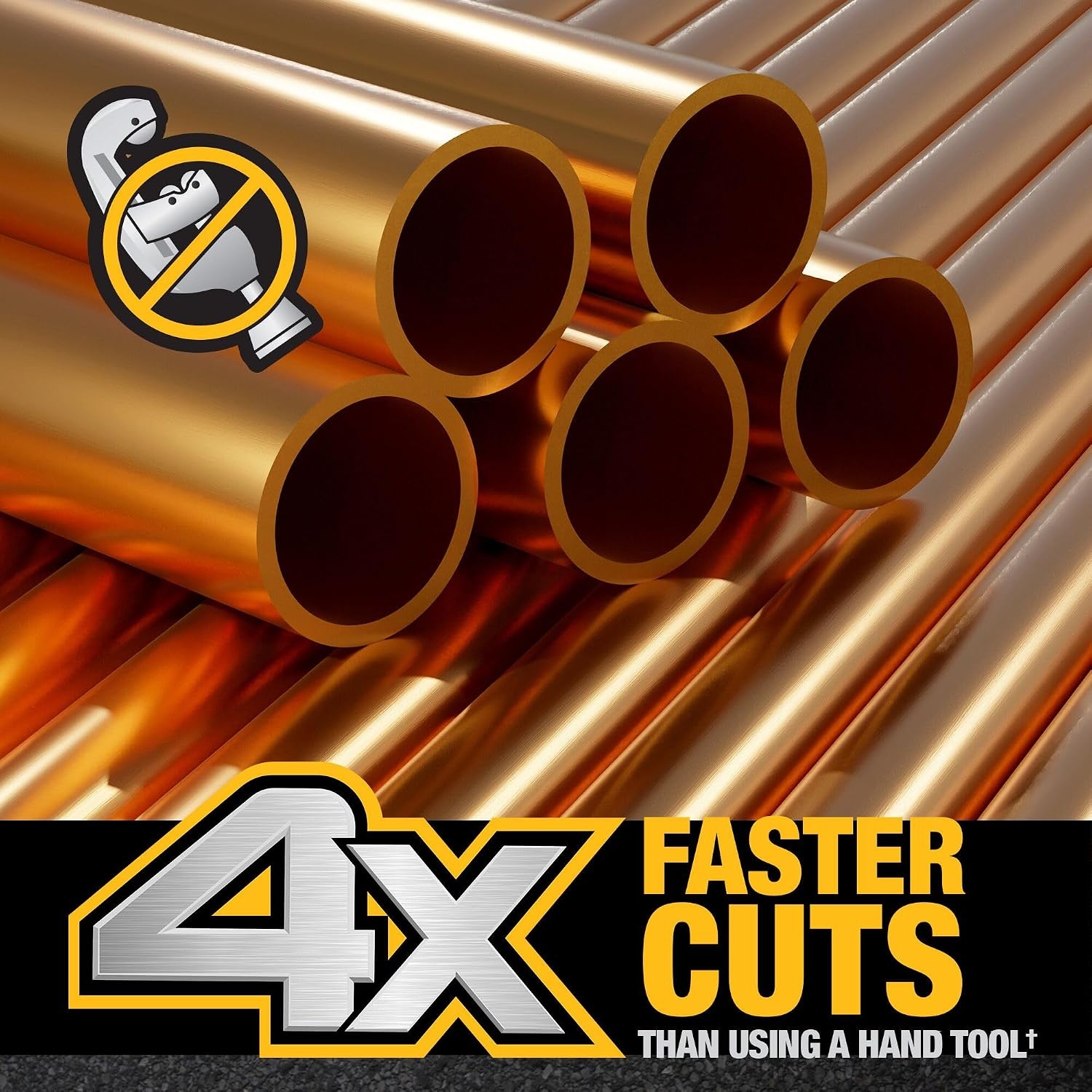 image:imageDEWALT IMPACT CONNECT Copper Pipe Cutter Impact Driver Attachment Tubing Cutter DWACPRIRCopper Tubing Cutter
