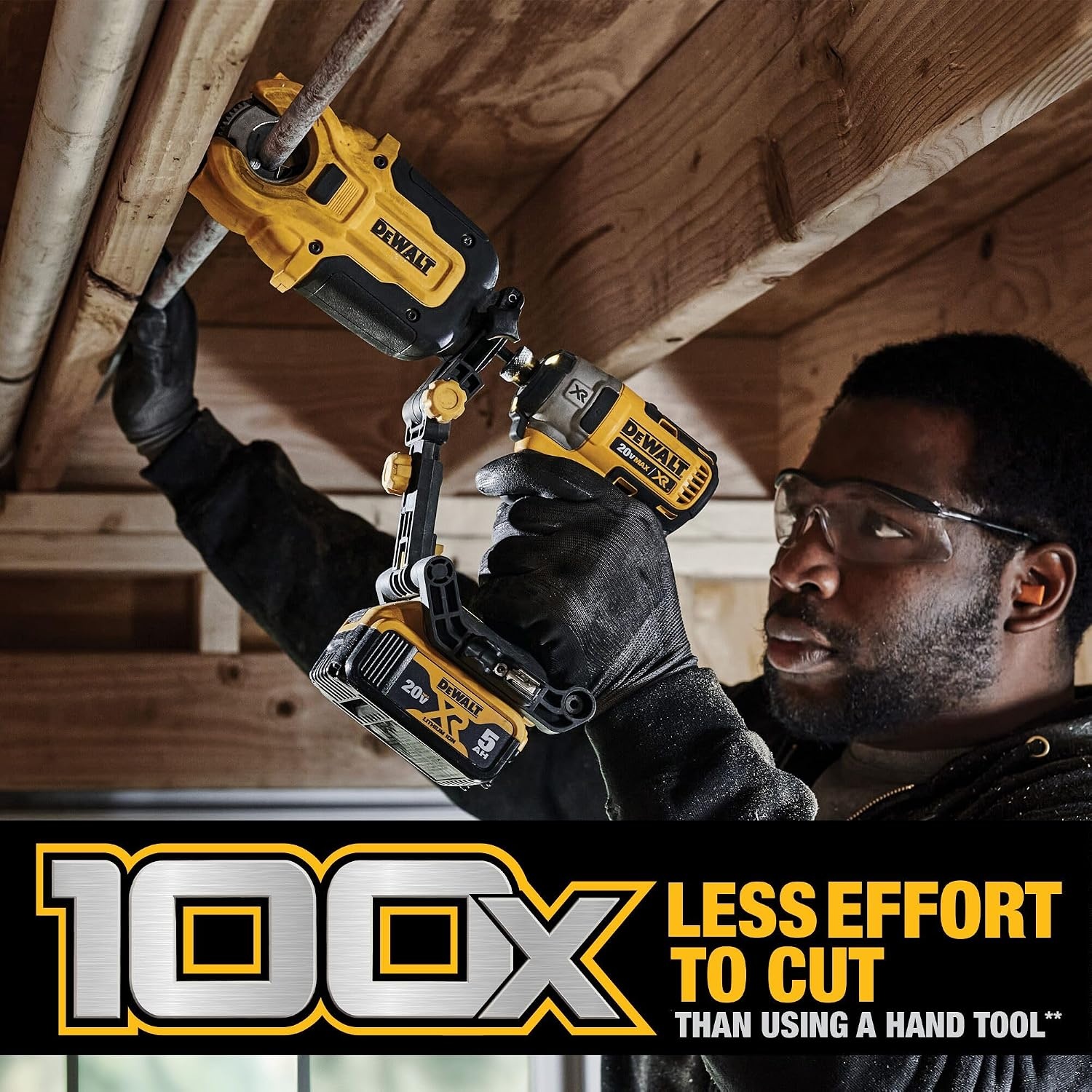 image:imageDEWALT IMPACT CONNECT Copper Pipe Cutter Impact Driver Attachment Tubing Cutter DWACPRIRCopper Tubing Cutter