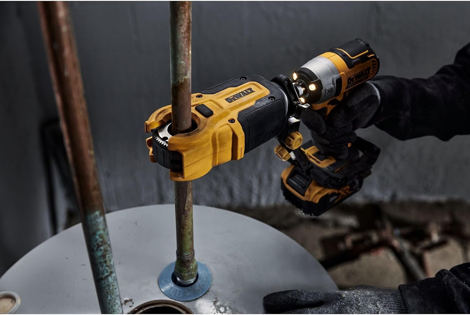 image:imageDEWALT IMPACT CONNECT Copper Pipe Cutter Impact Driver Attachment Tubing Cutter DWACPRIRCopper Tubing Cutter