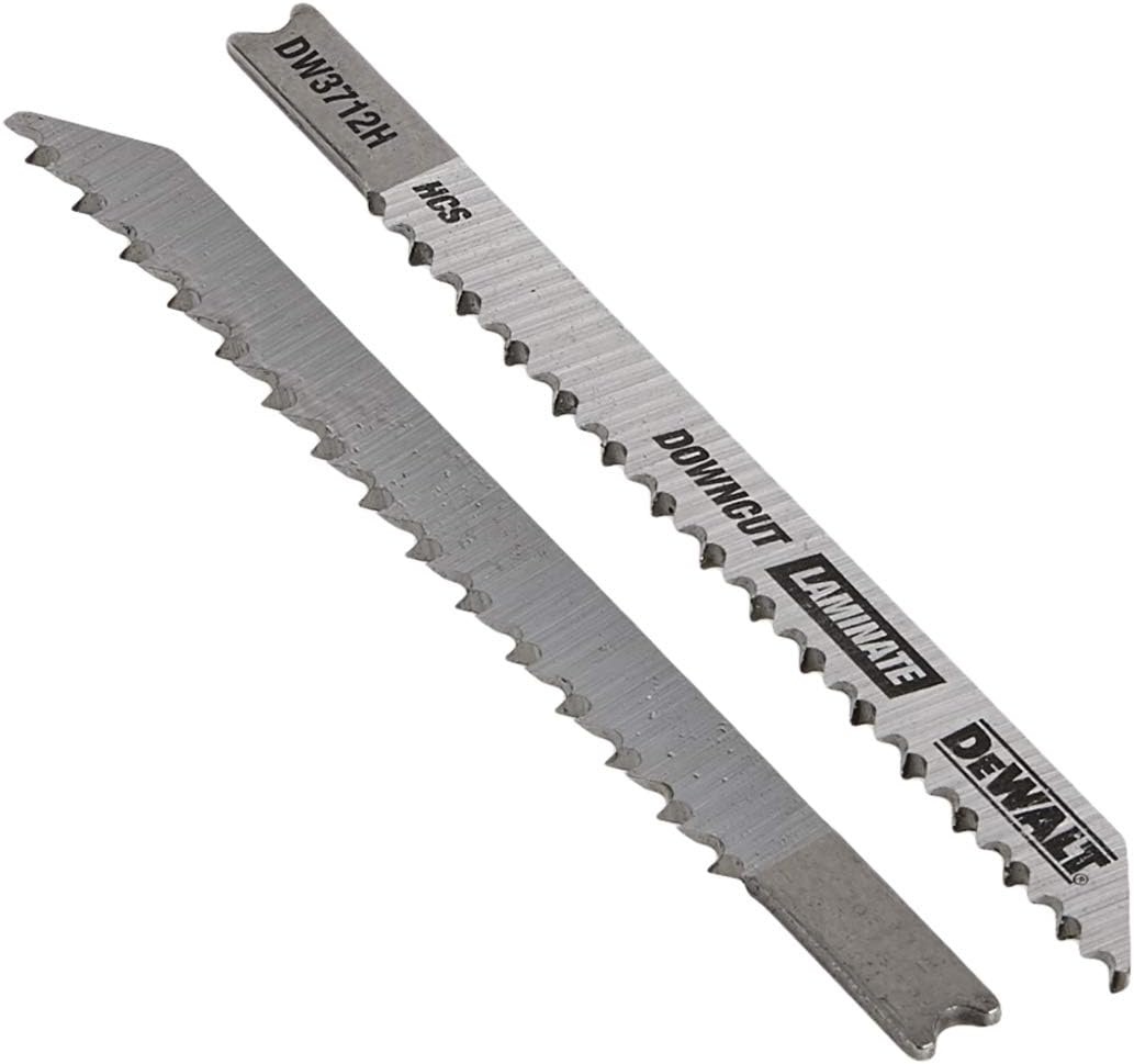image:imageDEWALT Jigsaw Blades Laminate Down Cutting UShank 4Inch 10TPI 5Pack DW3712H
