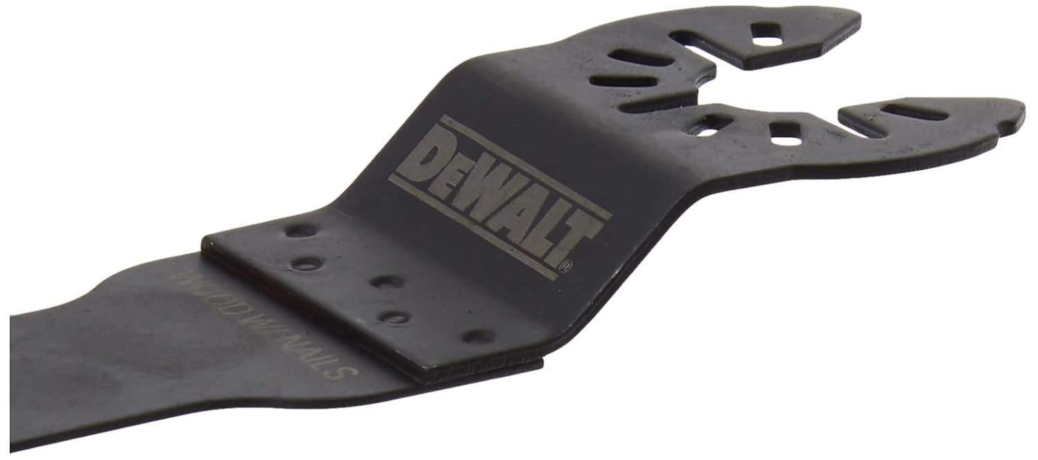 image:imageDEWALT Oscillating Tool Blade for Wood with Nails Wide Titanium Nitride Coated DWA4204 BlackOne Size