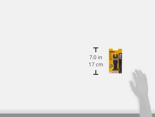 image:imageDEWALT Oscillating Tool Blade for Wood with Nails Wide Titanium Nitride Coated DWA4204 BlackOne Size