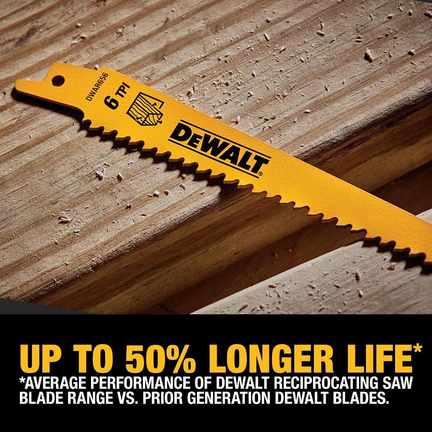 image:imageDEWALT Reciprocating Saw Blades BiMetal Tough Case Set 15Piece DW4890