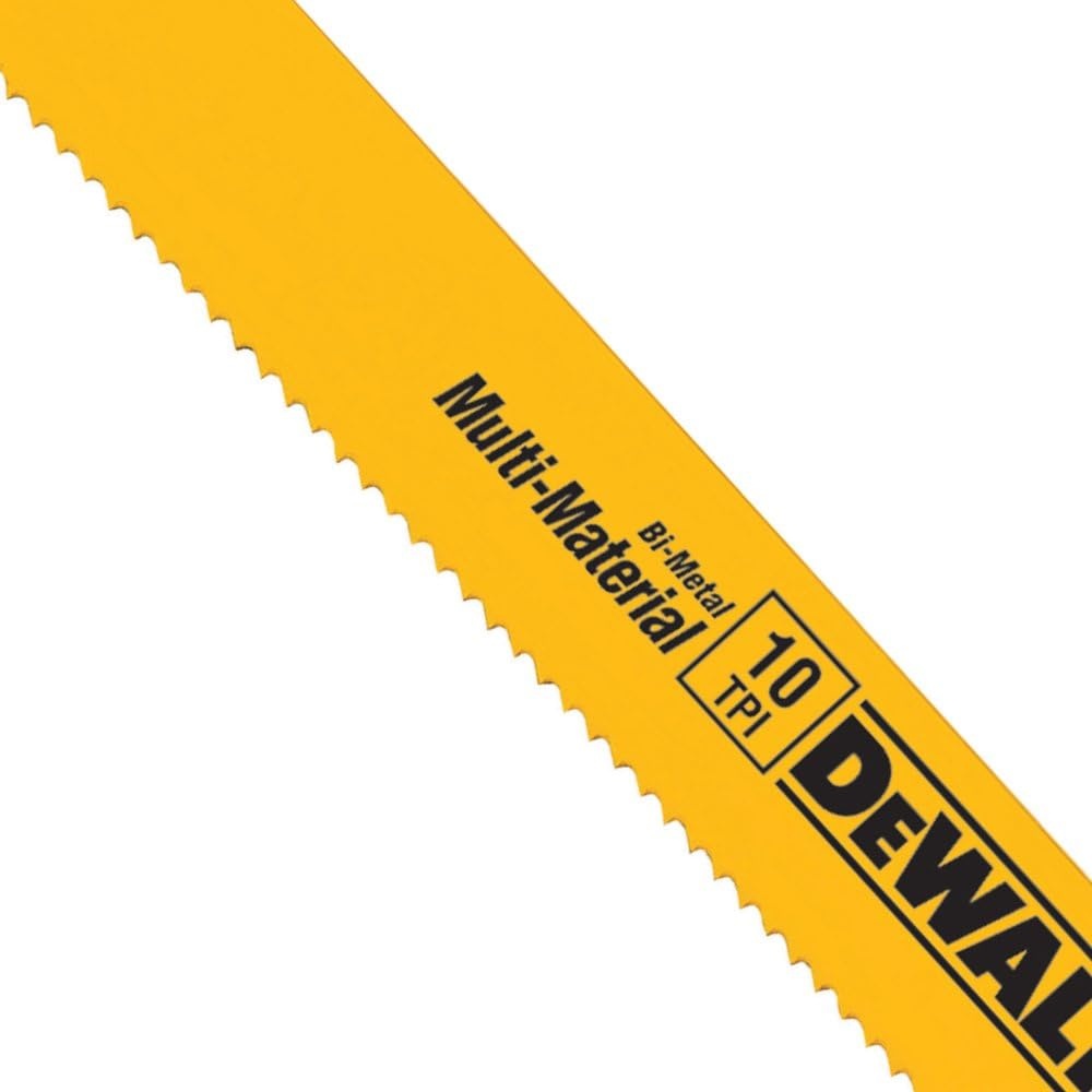 image:imageDEWALT Reciprocating Saw Blades Straight Back 12Inch 14 TPI 5Pack DW48386Inch 10 TPI 5Pack