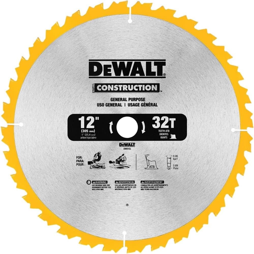 image:imageDEWALT DW3123 Miter Saw Blade