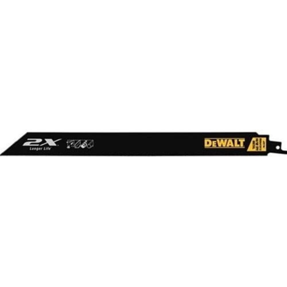 image:imageDEWALT DWA4188B 8Inch 1418TPI 2X Max Metal Reciprocating Saw Blade 100Pack