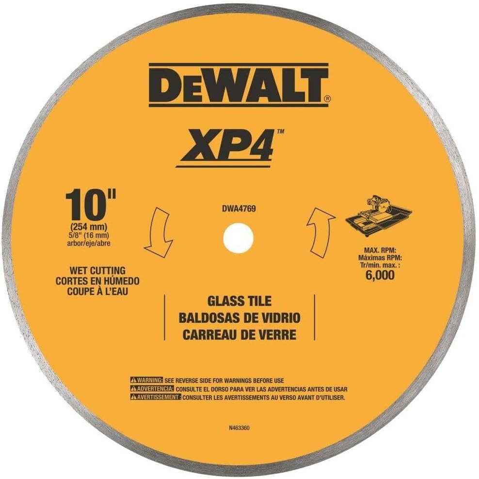 image:imageDEWALT DWA4769 Continuous Rim Glass Tile Blade 1010