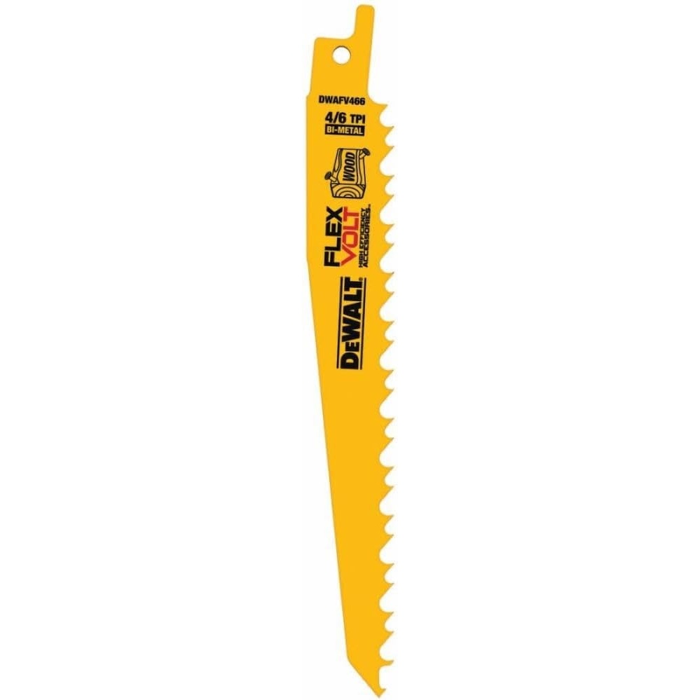 image:imageDEWALT FLEXVOLT Reciprocating Saw Blades 5Pack 6 6TPI Stainless Steel DWAFV4666