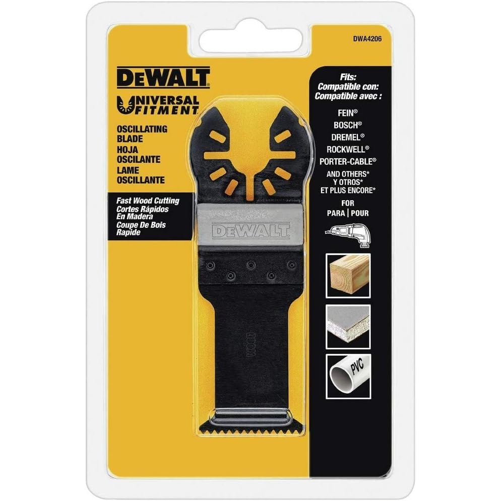 image:imageDEWALT Oscillating Tool Blade Fast Cutting Wood DWA4206One Size Pack of 5