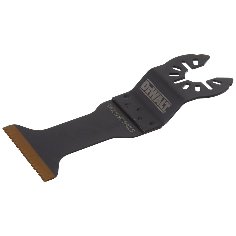 image:imageDEWALT Oscillating Tool Blade for Wood with Nails Wide Titanium Nitride Coated DWA4204 BlackOne Size