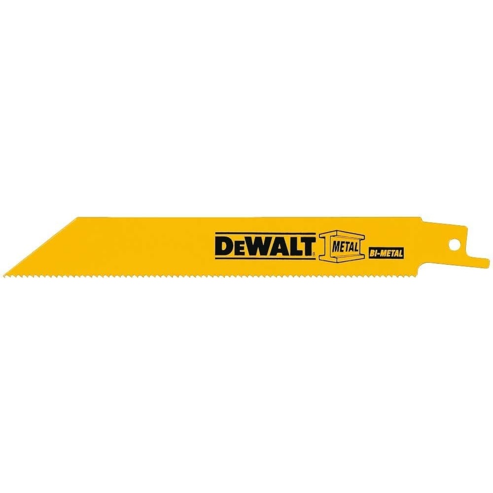 image:imageDEWALT Reciprocating Saw Blades Straight Back 6Inch 14 TPI 5Pack DW4808100pack