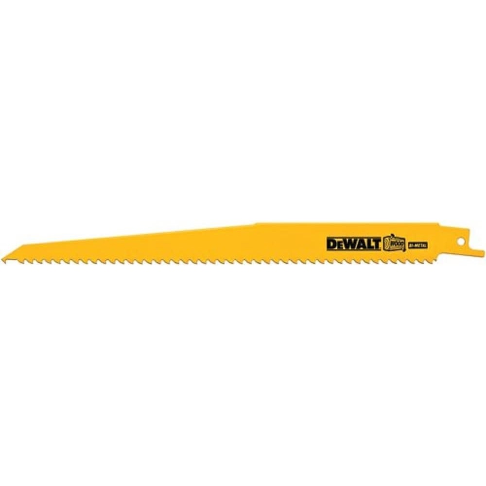 image:imageDEWALT Reciprocating Saw Blades Tapered Back BiMetal 9Inch 6TPI 5Pack DW4803One Size