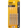 DEWALT – DW3724-5 Jigsaw Blades, Medium Metal Cutting, U-Shank, 3-Inch, 18-TPI, 5-Pack (DW37245) Silver(Medium)