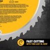 DEWALT 10-Inch Miter / Table Saw Blade, ATB, Thin Kerf, Crosscutting, 5/8-Inch Arbor, 60-Tooth (DW3106)(24-Tooth)