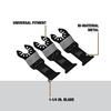 DEWALT 1-1/4 In, Titanium Oscillating Tool Blade For Wood with Nails, 3 Pack, (DWA4203-3)(One Size)