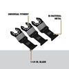 DEWALT 1-1/4 In, Titanium Oscillating Tool Blade For Wood with Nails, 3 Pack, (DWA4203-3)(One Size (Pack of 5))