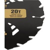 DEWALT 7-1/4″ Circular Saw Blade for Pressure Treated and Wet Lumber, ATB, Thin Kerf, 5/8″ and Arbor, 20-Tooth (DW3174) , Black