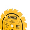 DEWALT Circular Saw Blade, 5 3/8 Inch, 16 Tooth, Wood Cutting (DW9055)(5-3/8″ / 16 Teeth)