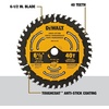 DEWALT Circular Saw Blade, 6 1/2 Inch, 40 Tooth, Framing (DWA161240)(One Size)