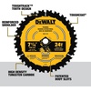 DEWALT Circular Saw Blade, 7 1/4 Inch, 24 Tooth, Wood Cutting (DWA171424B10), 10 Count (Pack of 1)(New)