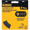 DEWALT Cutting Wheel for Chop Saw, Metal Cutting, 14-Inch (DW8001B4), 4 count