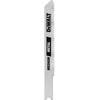 DEWALT DW3755H 4-Inch 8 TPI Aluminum/Fiberglass Cut HCS T-Shank Jig Saw Blade (5-Pack)(Steel)