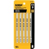 DEWALT DW3760H 4-Inch 10TPI Fine Finish Wood Cut HSC T-Shank Jig Saw Blade (5-Pack)(One Size)