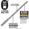 DEWALT DW5416 1/4-Inch by 2-Inch by 4-Inch ROCK CARBIDE SDS Plus Hammer Bit