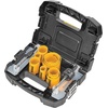 DEWALT Hole Saw Kit, 14-Piece, Includes 2 Quick Change Mandrels and Pilot Point Bits (D180005)(One Size)